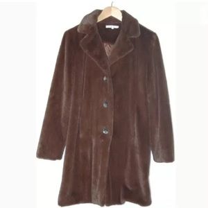CAbi Trench Swing Soft Coat Size Medium Brown